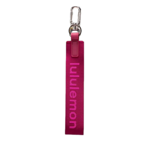 lululemon athletica Accessories - NWT LULULEMON NEVER LOST KEYCHAIN WINE BERRY SONIC PINK PURSE FOB for ebb bag